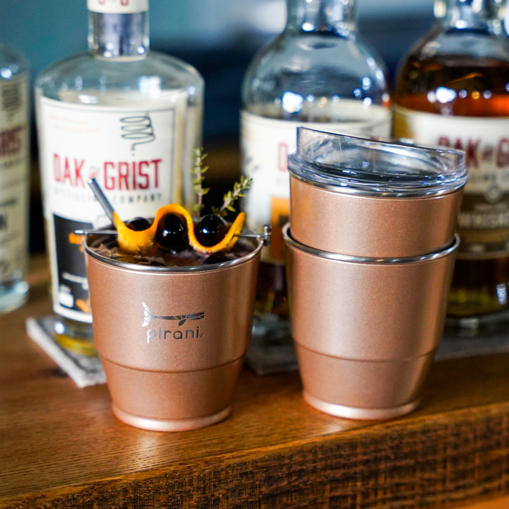10oz Insulated Stackable Wine and Whiskey Sip and Stacker - Champagne#color_champagne
