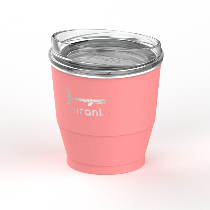 10oz Insulated Stackable Wine and Whiskey Sip and Stacker - Coral#color_coral