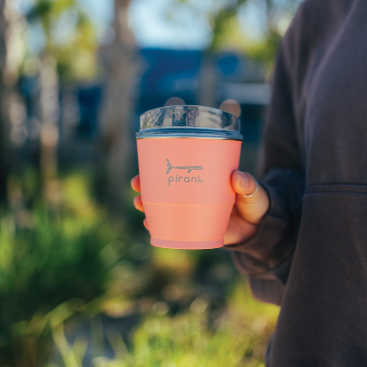 10oz Insulated Stackable Wine and Whiskey Sip and Stacker - Coral#color_coral
