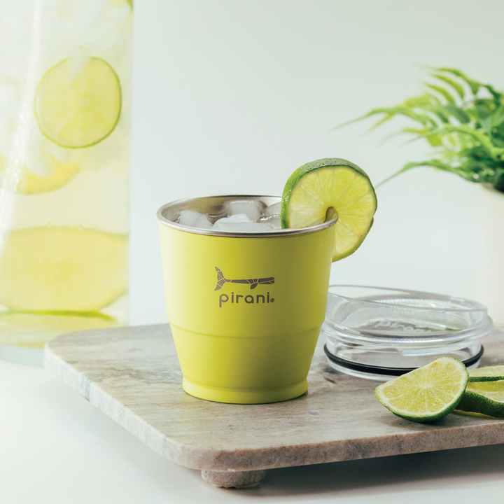 10oz Insulated Stackable Wine and Whiskey Sip and Stacker - Limón#color_lim-n