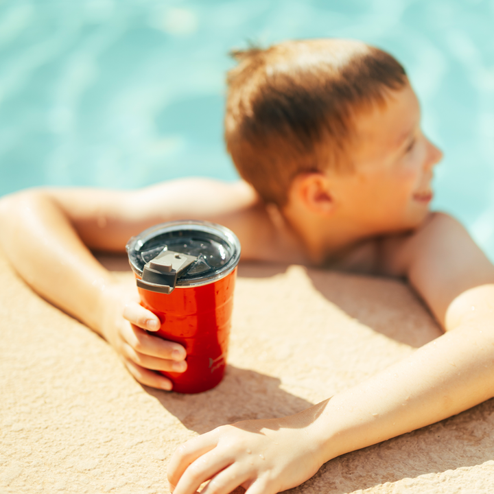 16oz Insulated Stackable Tumbler - Party Red#color_party-red