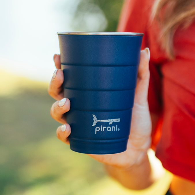 16oz Insulated Stackable Tumbler - The Deep (Navy)#color_the-deep-navy