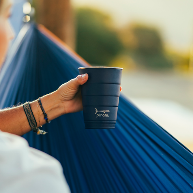 16oz Insulated Stackable Tumbler - The Deep (Navy)#color_the-deep-navy