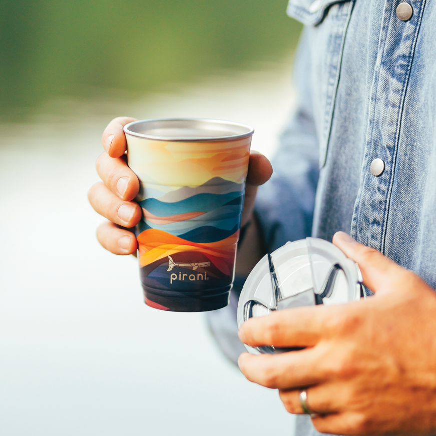 16oz Ombre Insulated Stackable Tumbler - Day Break#color_day-break