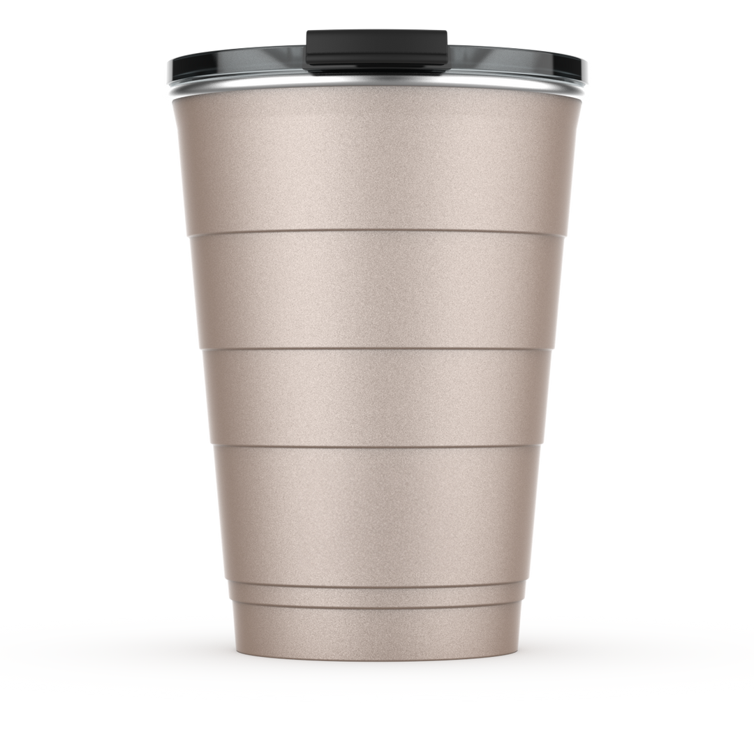 16oz Wedding Insulated Stackable Tumbler - Champagne#color_champagne