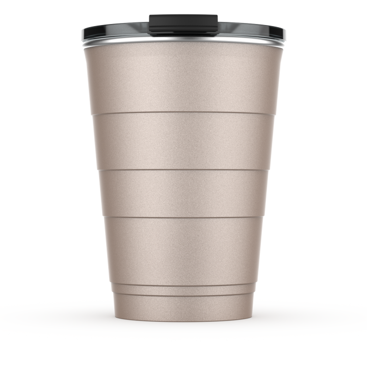 16oz Wedding Insulated Stackable Tumbler - Champagne#color_champagne