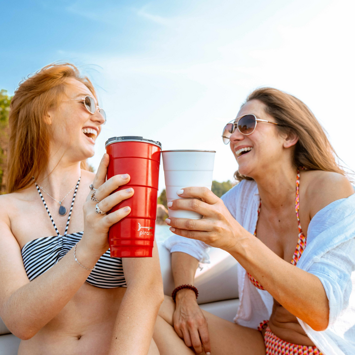 26oz Insulated Stackable Tumbler - Party Red#color_party-red