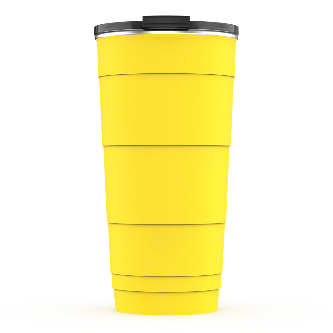 26oz Personalized Insulated Stackable Tumbler - Festival Yellow#color_festival-yellow