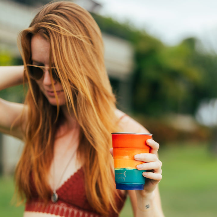 16oz Ombre Insulated Stackable Tumbler - Sunset#color_sunset