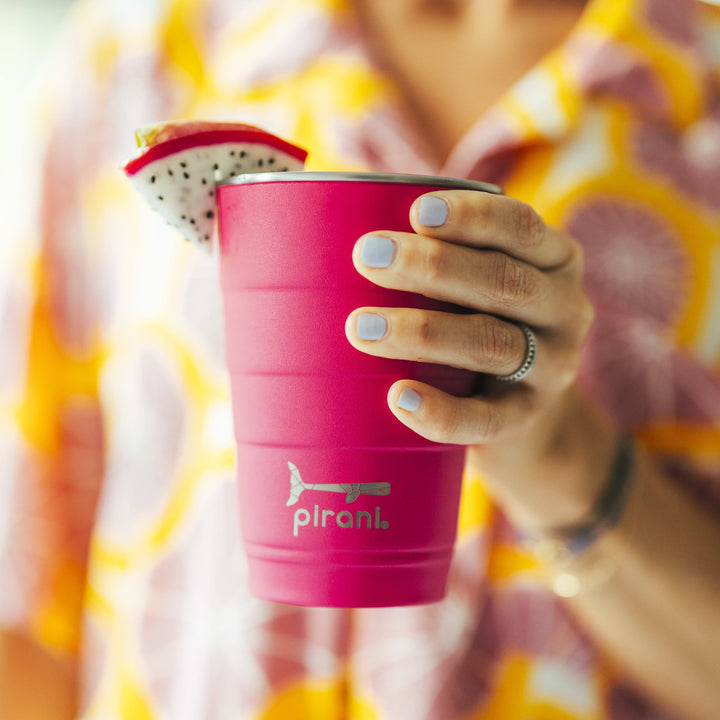 16oz Insulated Stackable Tumbler - Dragon Fruit Fuchsia#color_dragon-fruit