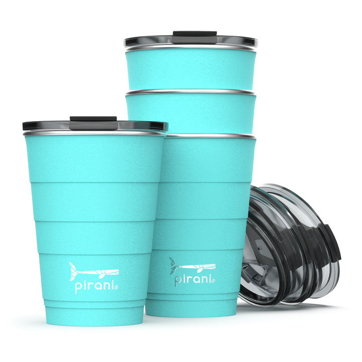 16oz Insulated Stackable Tumbler  - 14 Pack - The Ultimate Beer Pong Set - Paradise#color_paradise