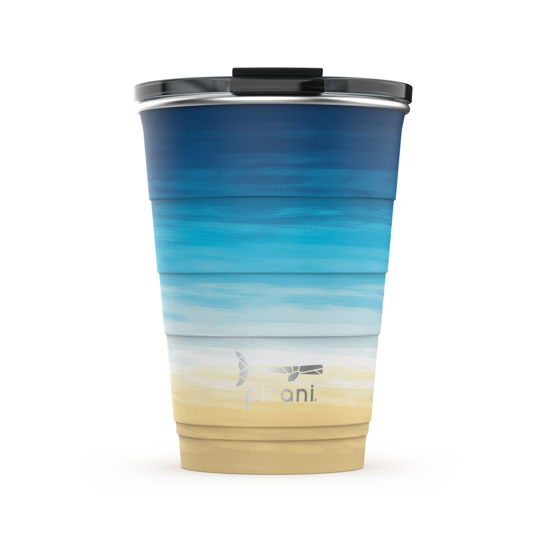16oz Ombre Insulated Stackable Tumbler - Sand Castle#color_sand-castle